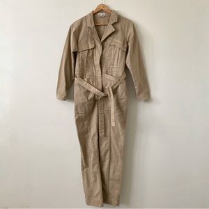 Alex Mill Expedition Twill Jumpsuit XS Vintage Khaki